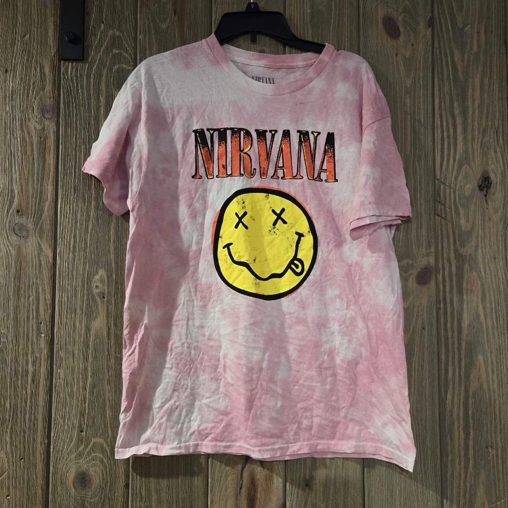 New nirvana band tee